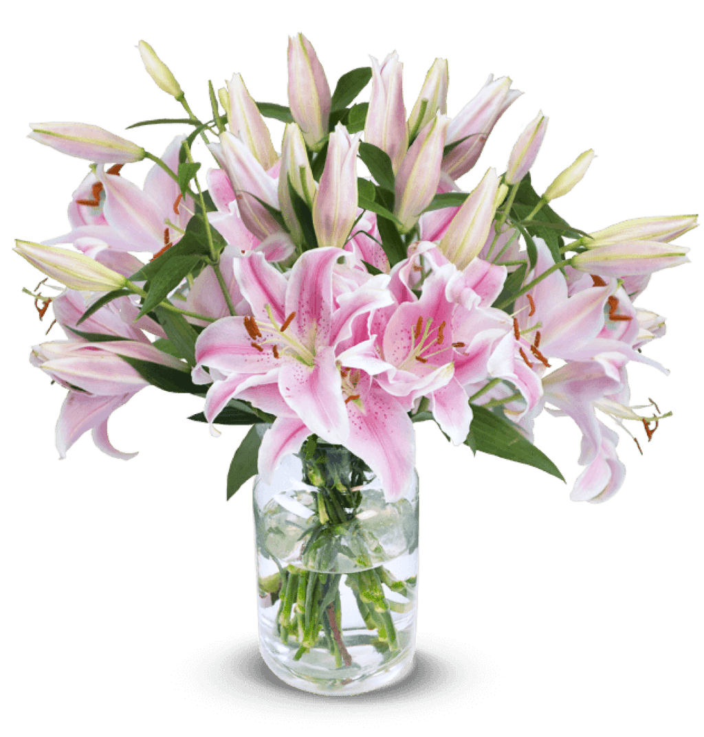 Lilienstrauß in Pink | 10 Stiele