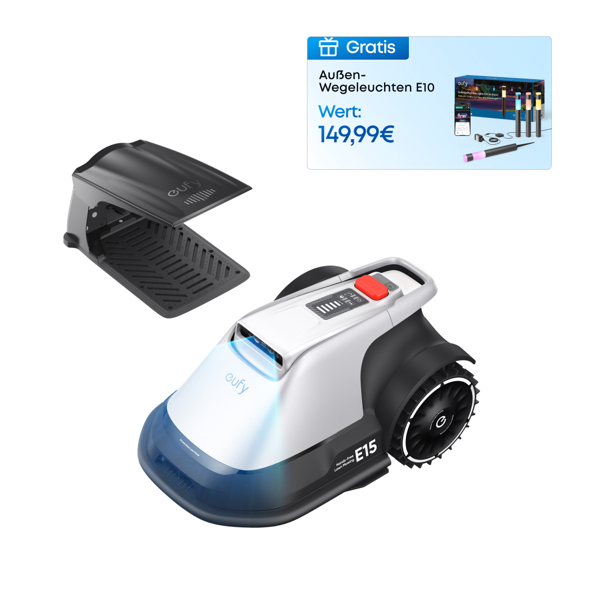 eufy Mähroboter E15 (Inklusive Gratis)
