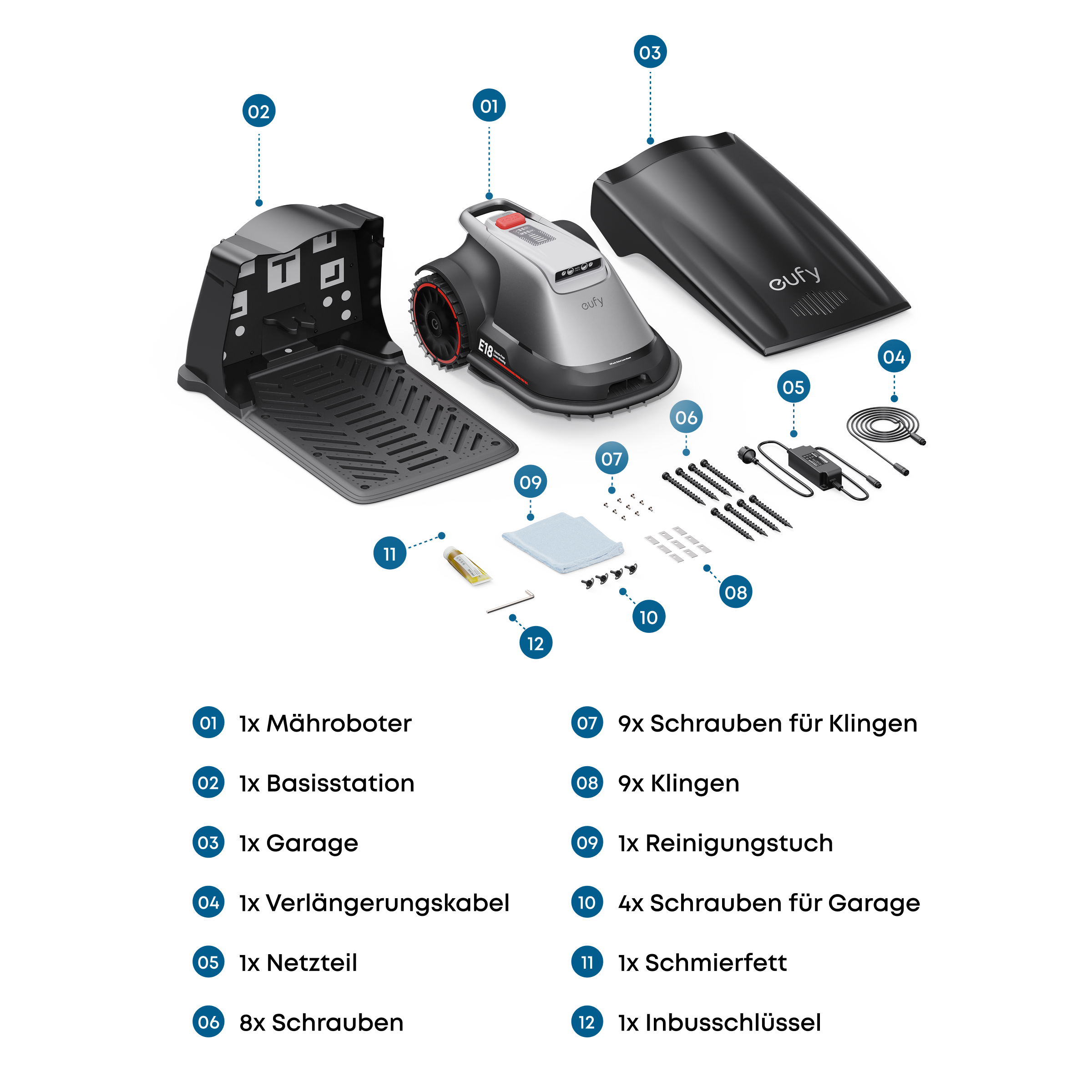 eufy Mähroboter E18 (Inklusive Gratis)