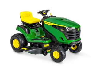 John Deere X107 Rasentraktor mit 107 cm Mähdeck